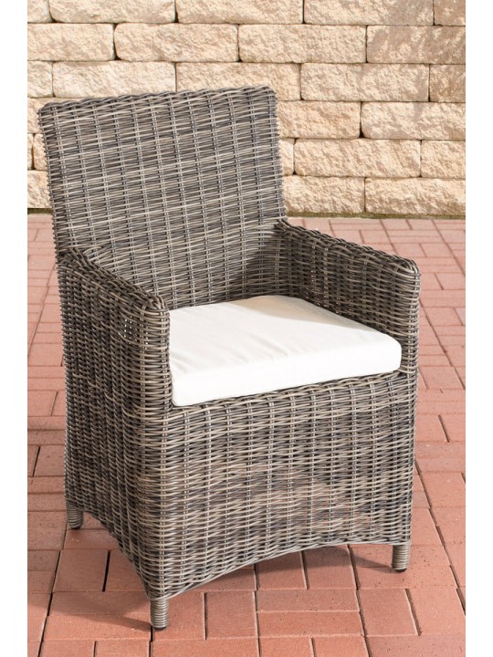 Stol Fontana / Saint Marlo Creme 5mm, gråmeleret