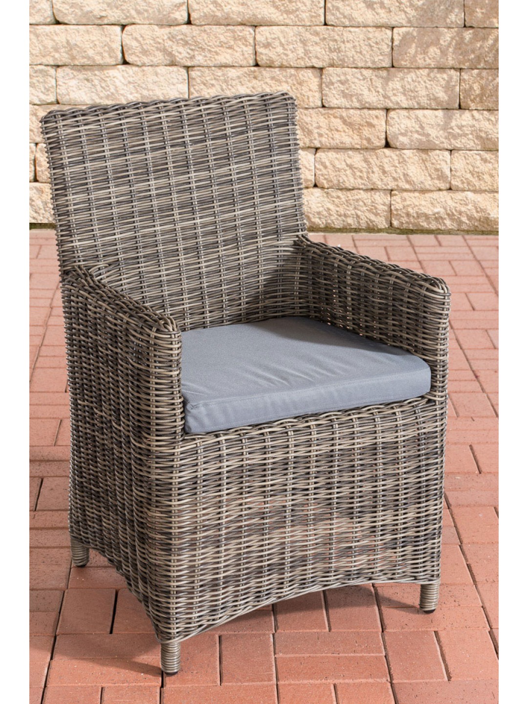 Stol Fontana / Sankt Marlo Iron Grey 5mm, gråmeleret