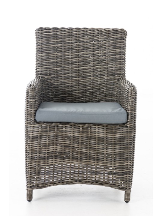 Stol Fontana / Sankt Marlo Iron Grey 5mm, gråmeleret Stol Fontana / Sankt Marlo Iron Grey 5mm, gråmeleret