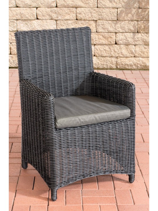 Stol Fontana / Sankt Marlo Antracit 5mm, sort