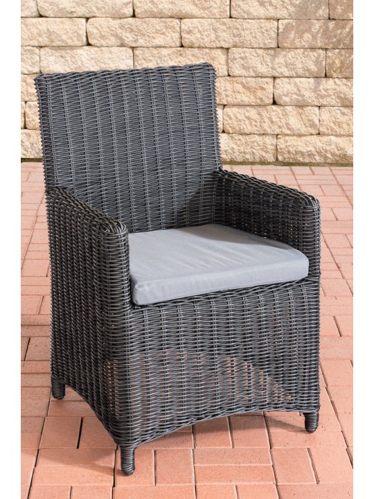 Stol Fontana / Sankt Marlo jerngrå 5mm, sort