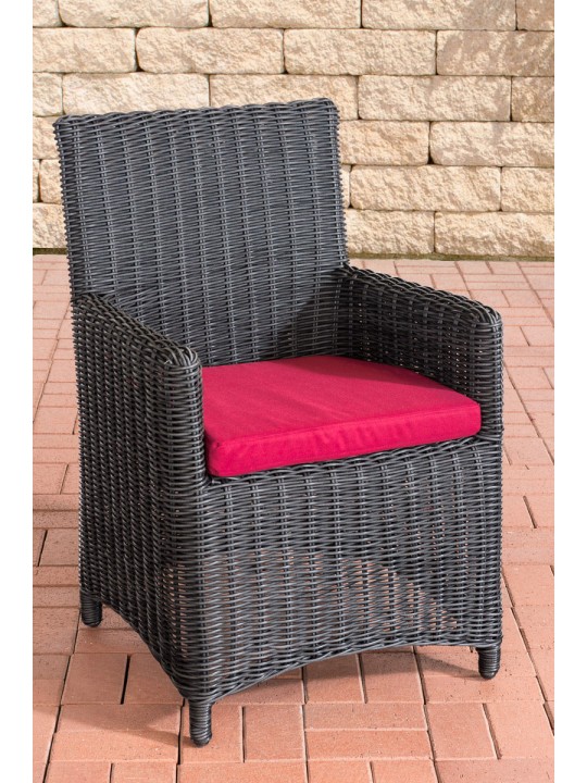 Stol Fontana / Sankt Marlo Ruby Rød 5mm, sort