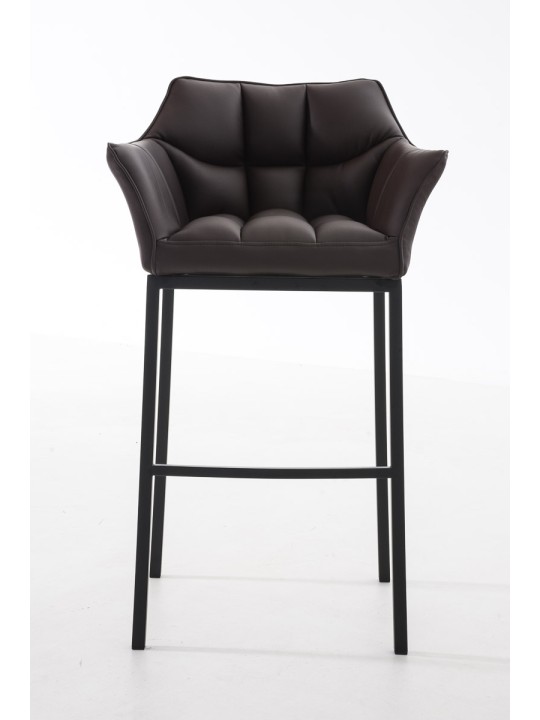 Barstol Damaso B med 4 fods stel, brun