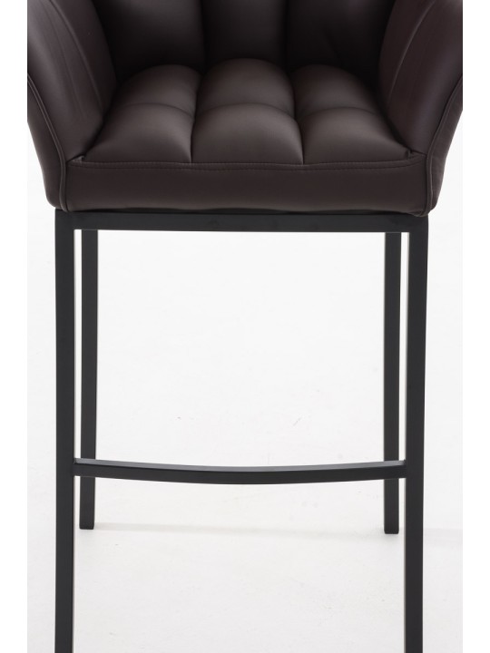 Barstol Damaso B med 4 fods stel, brun