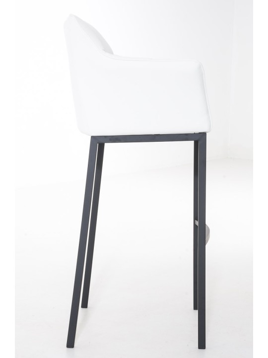 Barstol Damaso B med 4 fods stel, hvid Barstol Damaso B med 4 fods stel, hvid