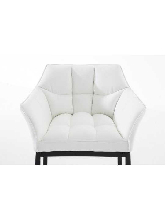 Barstol Damaso B med 4 fods stel, hvid Barstol Damaso B med 4 fods stel, hvid