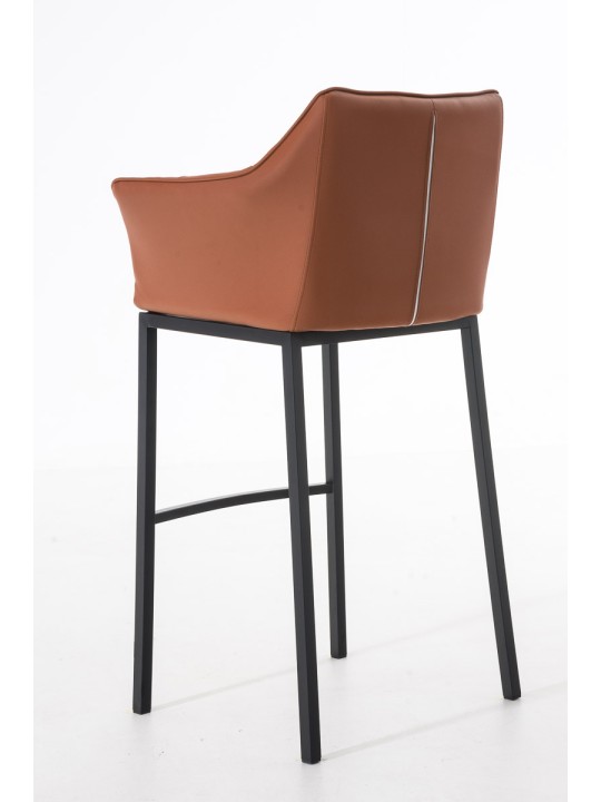 Barstol Damaso B med 4 fods stel, lysebrun Barstol Damaso B med 4 fods stel, lysebrun