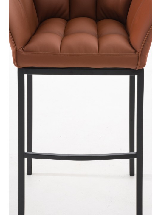 Barstol Damaso B med 4 fods stel, lysebrun Barstol Damaso B med 4 fods stel, lysebrun