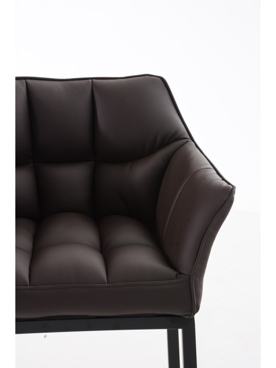 Barstol Damaso B med 4 fods stel, brun