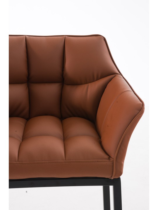 Barstol Damaso B med 4 fods stel, lysebrun Barstol Damaso B med 4 fods stel, lysebrun