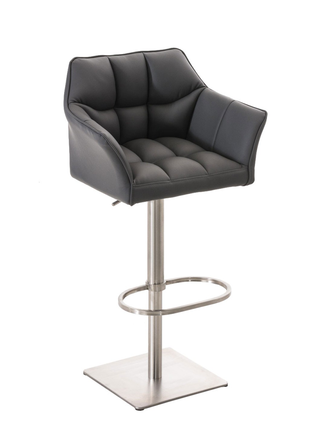 Bar stool Damaso E, grå