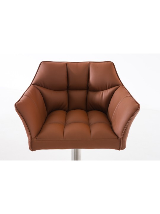 Bar stool Damaso E, lysebrun