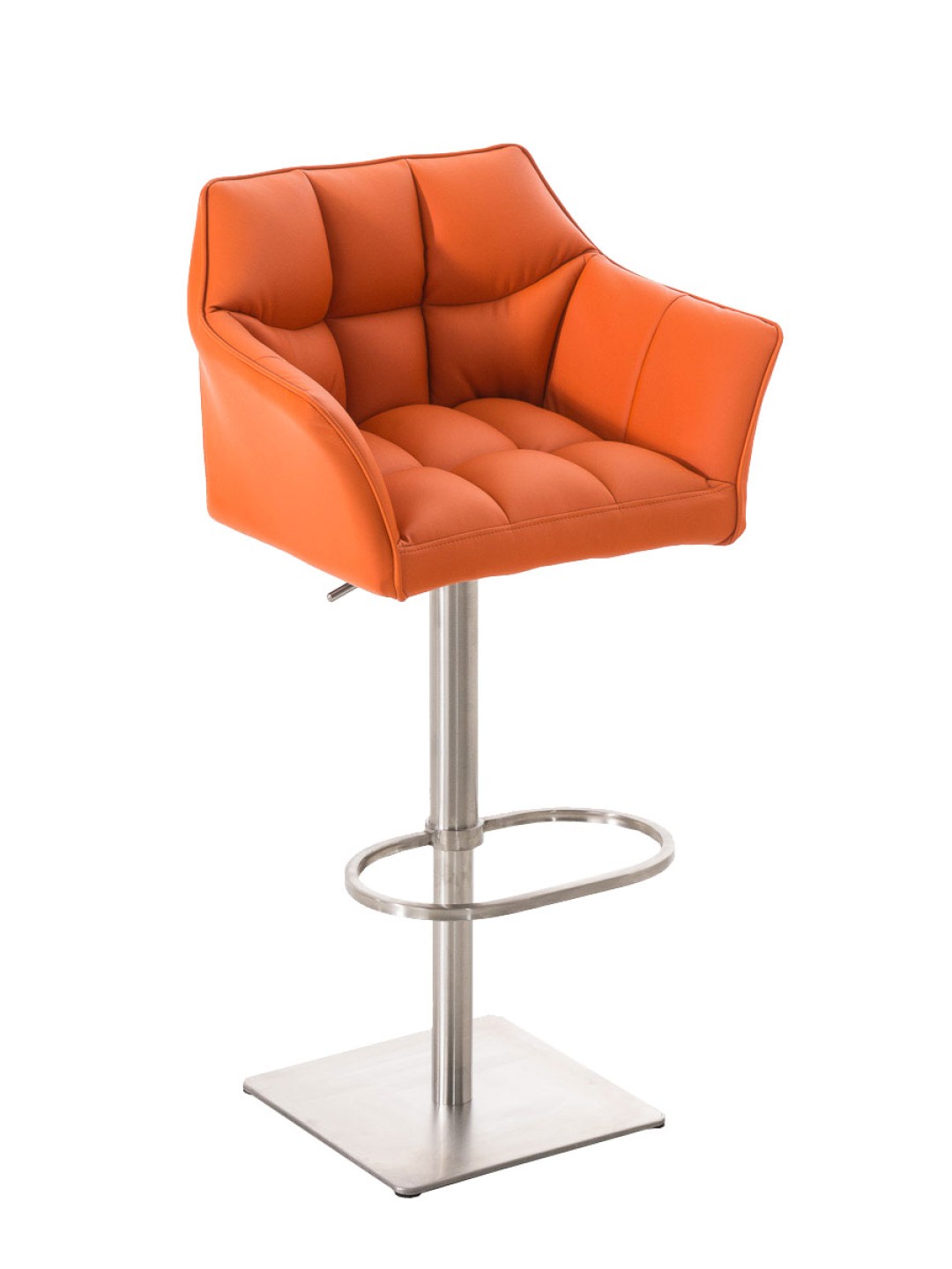 Bar stool Damaso E, orange