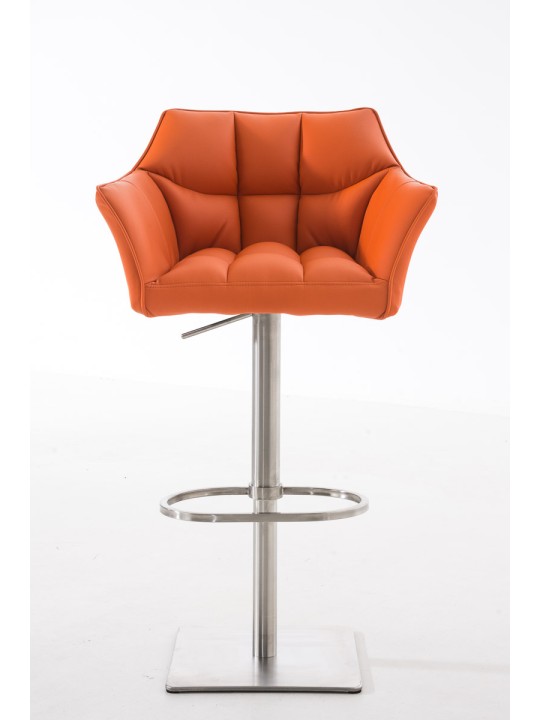 Bar stool Damaso E, orange