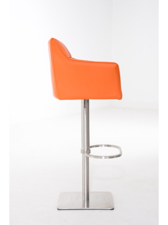 Bar stool Damaso E, orange