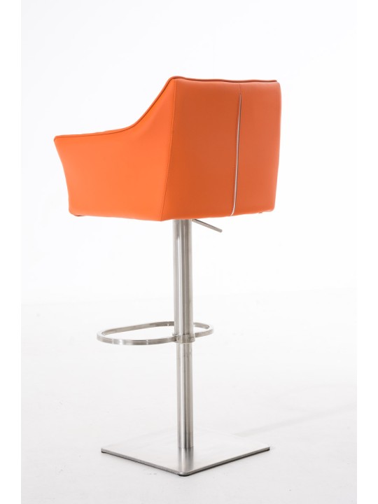 Bar stool Damaso E, orange