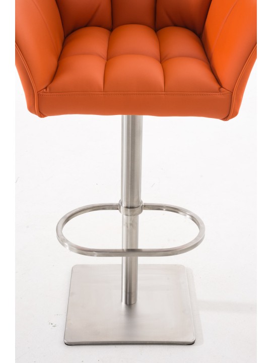 Bar stool Damaso E, orange