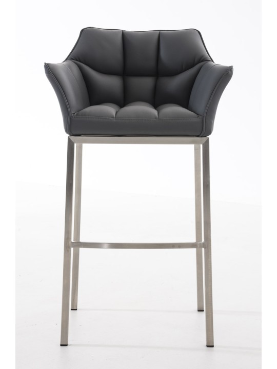 Barstol Damaso E med 4 fods stel, grå Barstol Damaso E med 4 fods stel, grå