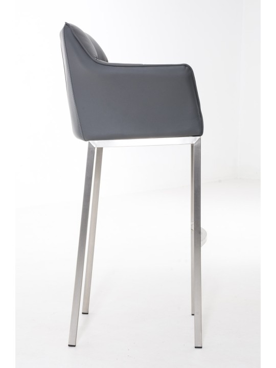 Barstol Damaso E med 4 fods stel, grå Barstol Damaso E med 4 fods stel, grå