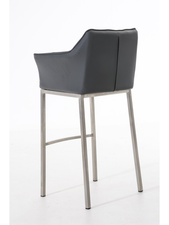 Barstol Damaso E med 4 fods stel, grå Barstol Damaso E med 4 fods stel, grå