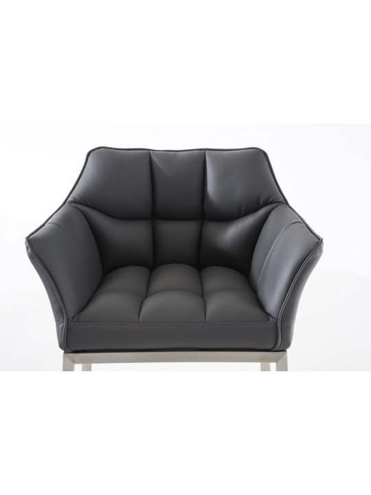 Barstol Damaso E med 4 fods stel, grå Barstol Damaso E med 4 fods stel, grå