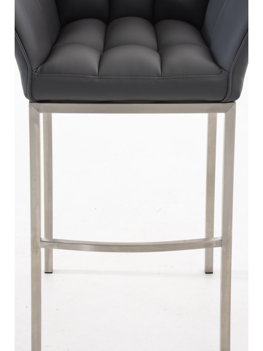 Barstol Damaso E med 4 fods stel, grå Barstol Damaso E med 4 fods stel, grå