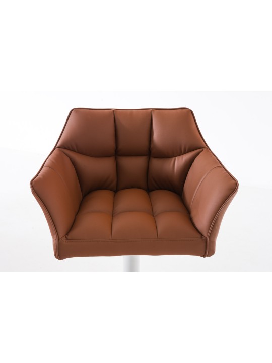 Barstol Damaso W, lysebrun