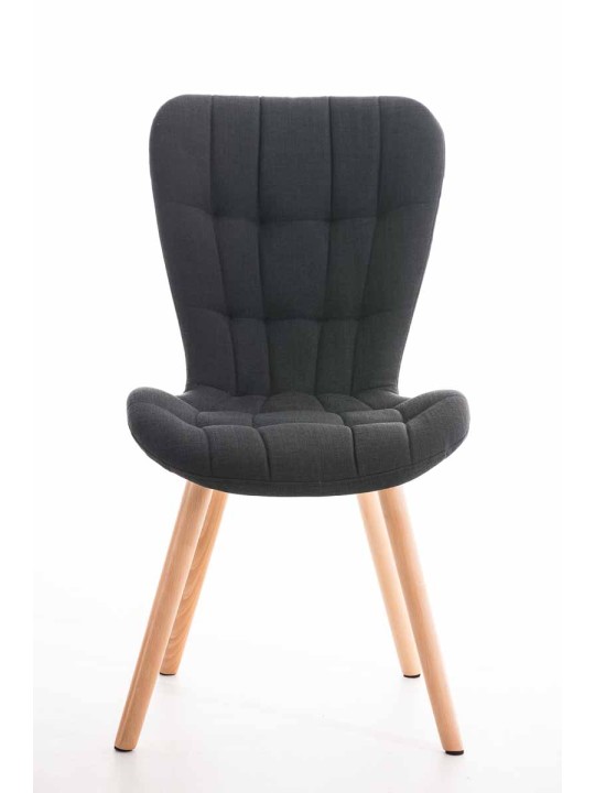 Stol Elda stof natur, sort