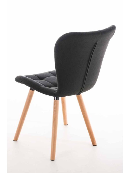 Stol Elda stof natur, sort