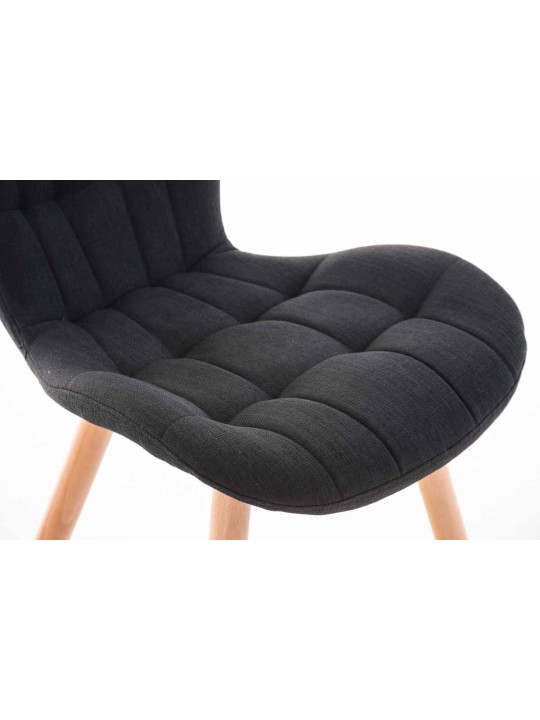 Stol Elda stof natur, sort