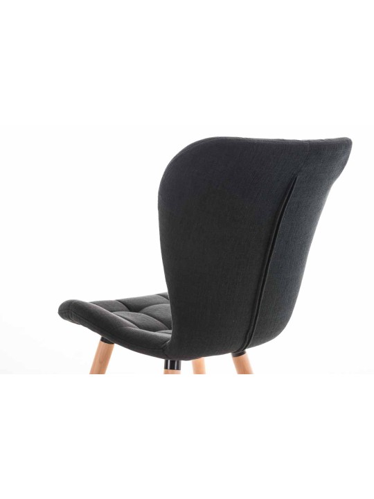 Stol Elda stof natur, sort