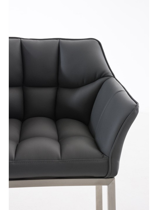 Barstol Damaso E med 4 fods stel, grå Barstol Damaso E med 4 fods stel, grå