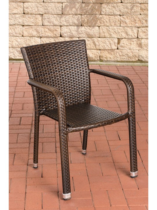 Polyrattan stol Leonie, brun Polyrattan stol Leonie, brun