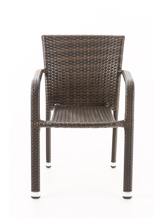 Polyrattan stol Leonie, brun Polyrattan stol Leonie, brun