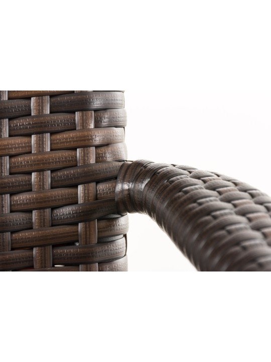 Polyrattan stol Leonie, brun Polyrattan stol Leonie, brun