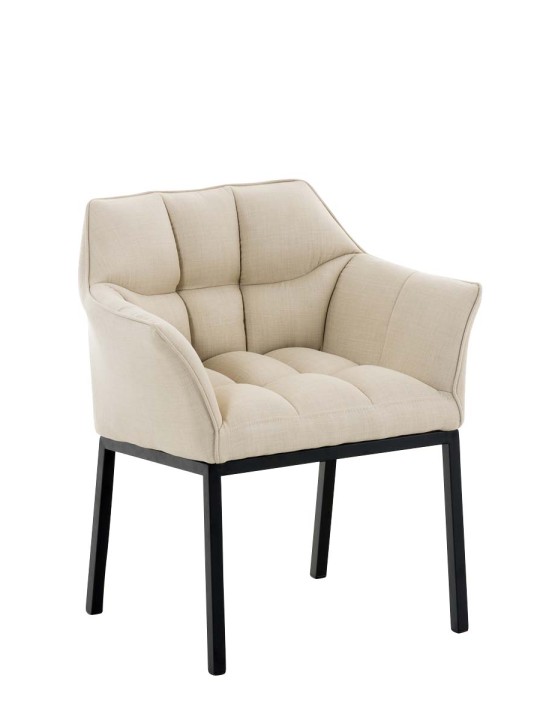 Spisestuestol Octavia B stof, creme
