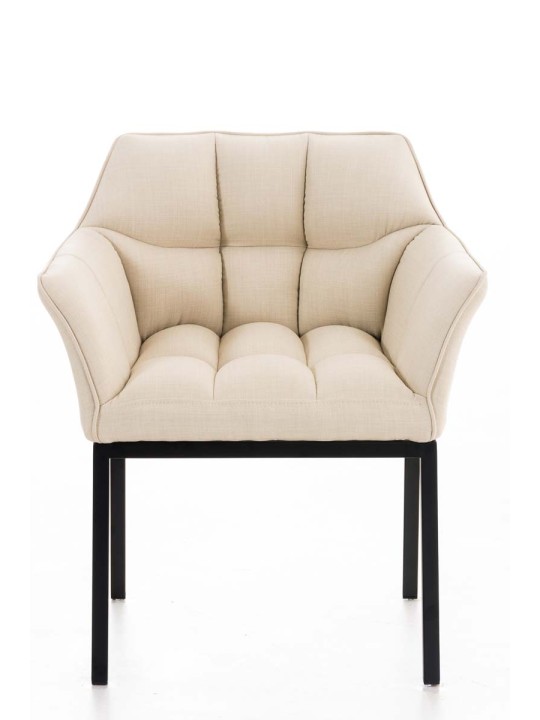 Spisestuestol Octavia B stof, creme