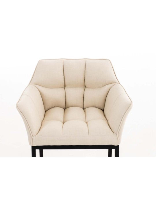 Spisestuestol Octavia B stof, creme