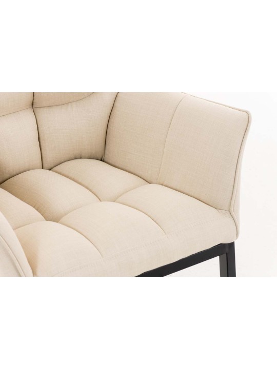Spisestuestol Octavia B stof, creme