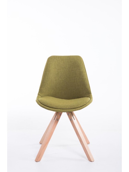 Besøgsstol Toulouse stof Natura Square, grøn Besøgsstol Toulouse stof Natura Square, grøn