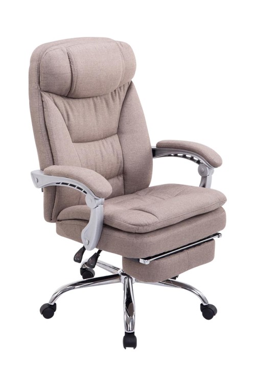 XL kontorstol Troy stof, taupe