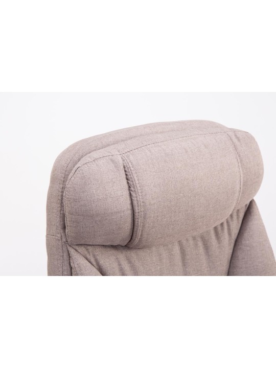 XL kontorstol Troy stof, taupe