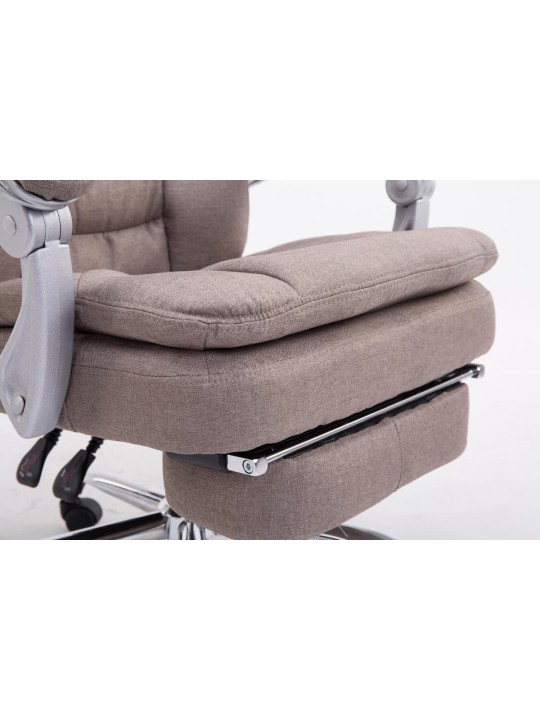 XL kontorstol Troy stof, taupe