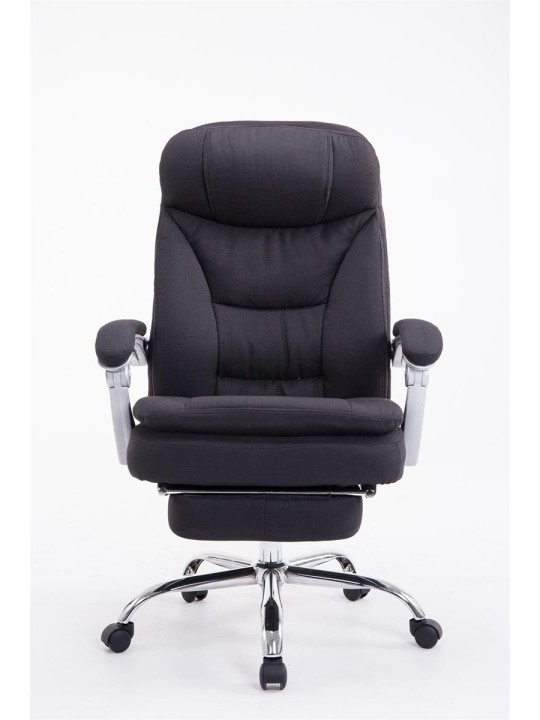 XL kontorstol Troy stof, sort