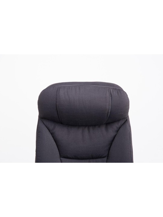 XL kontorstol Troy stof, sort
