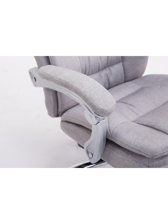 XL kontorstol Troy stof, grå XL kontorstol Troy stof, grå