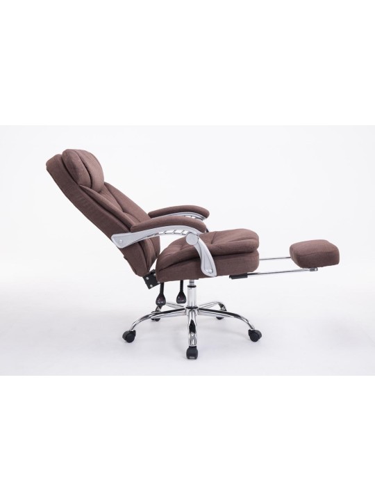 XL kontorstol Troy stof, brun