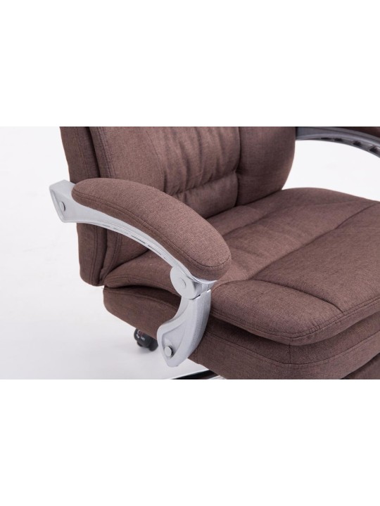 XL kontorstol Troy stof, brun