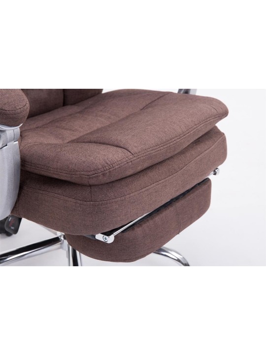 XL kontorstol Troy stof, brun