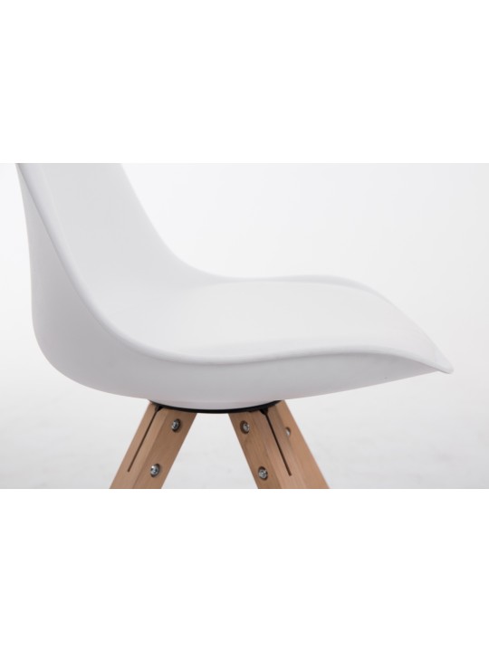 Besøgsstol Toulouse Natura Square, hvid